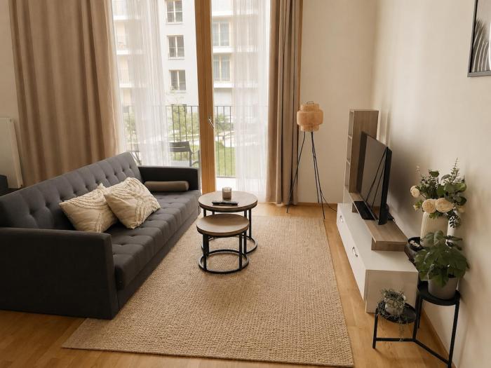 Spacious Anděl Apartment with 2 Bathrooms near Metro