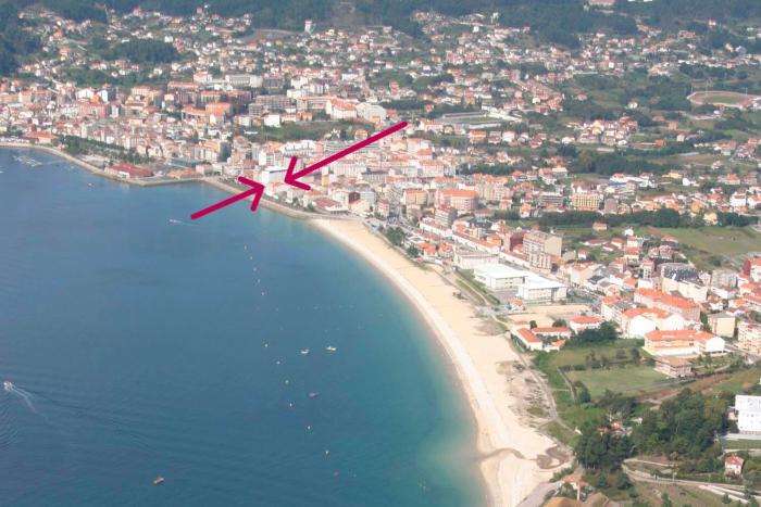 Casa "O Forte" en la playa, Espectacular ubicación