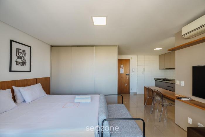 Flat em cond. c academia, Setor Bueno - TXP1406