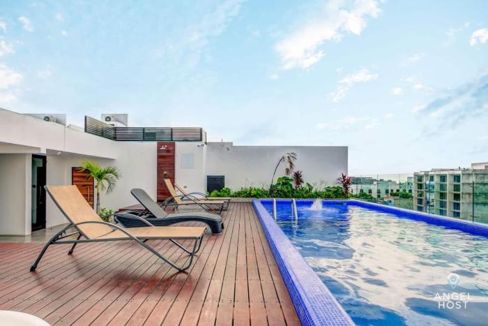 2Br Retreat W Rooftop Pool & Bbq