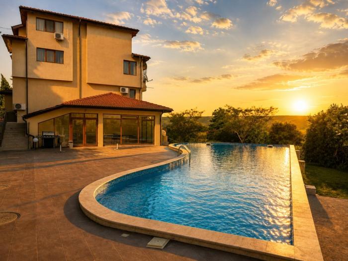 Albena Hills | 2BR, Pool & Garden Views