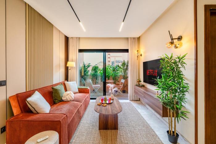 Guéliz Chic Apt, Terrace, Parking & pool