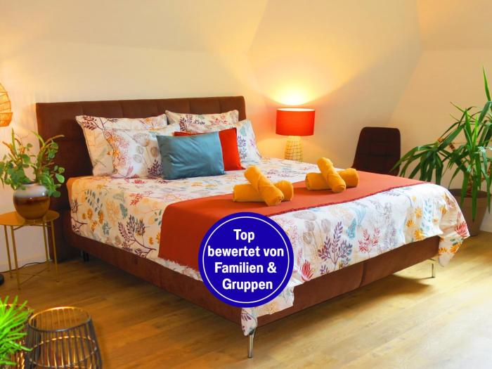 Goldener Herbst in Meran - "Bergblick" - 3 Schlafzimmer für Freunde & Familien - 100 m2 für 6 Gäste - Große Küche & Tisch für 6 - Kostenlos parken - Bahnhof 5 Min - Zentrum 10 Min - Jugendstilvilla mit Bergblick - Südtirol Guestpass inklusive