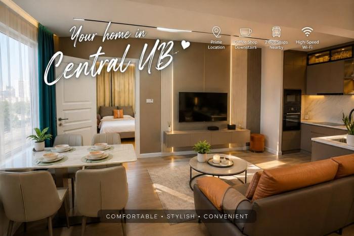 Central UB Apartment with City View near State Department Store