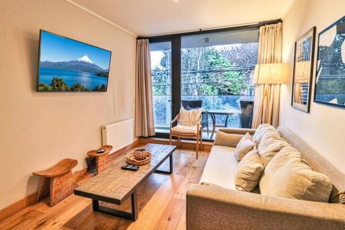 HOM I Piscina Temperada, WiFi, Estacionamiento, Calefacción Central, Vista parcial al lago