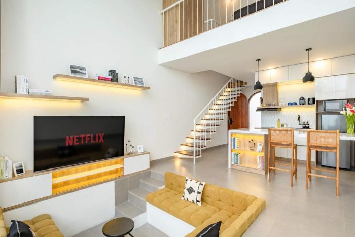 Cozy New 1BR Villa with Pool & Projector in Pandawa