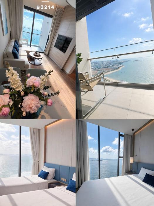 A La Carte Ha Long Oceanview Panoramic 2BR2WC 75m2 Suite with balcony