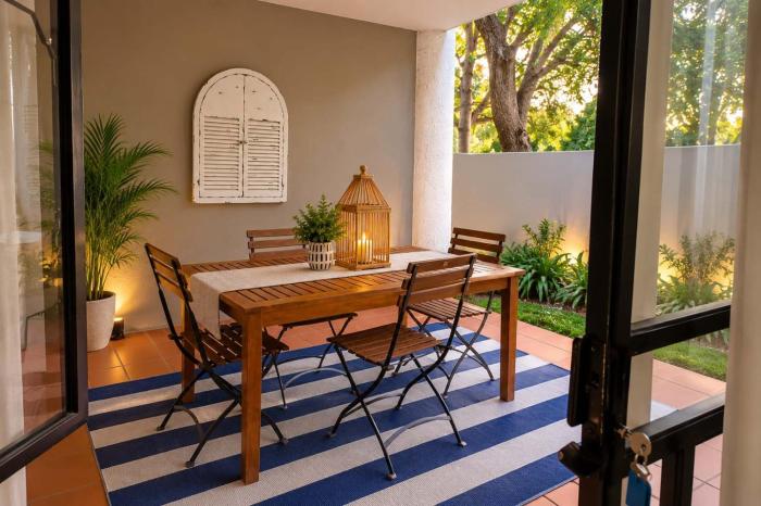 Garden Apartment 1km to Convention Center