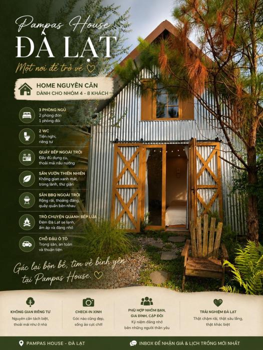 Homestay - Nhà Cỏ Lâu Đà Lạt