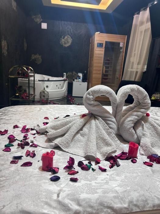 Jacuzzi rooms Andjela VIP Black Sauna