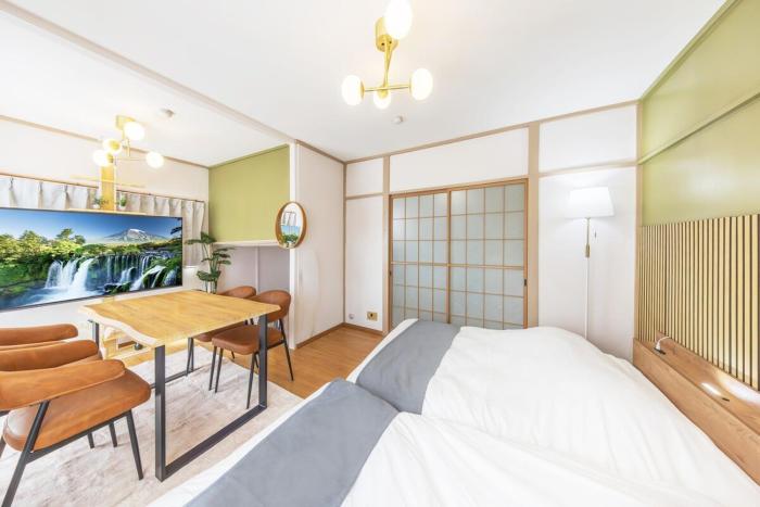 1 min on foot from Keisei Hikifune Station, Skytree area, max 4 ppl, 2 double beds