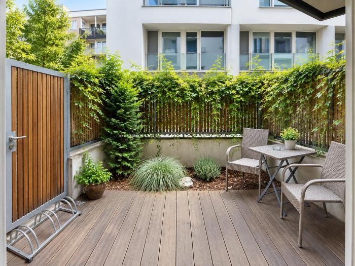Quiet Courtyard and Parking