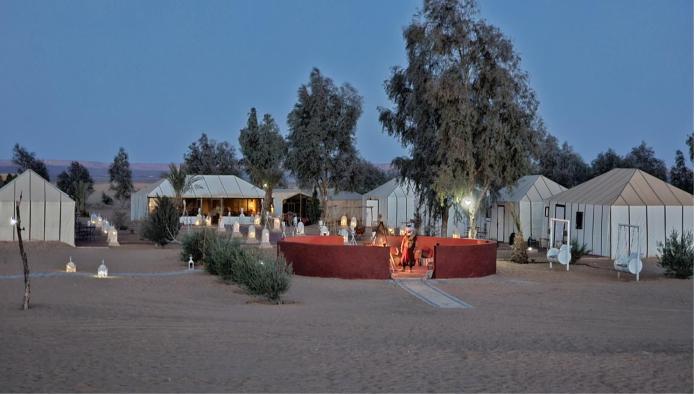 Camping in Desert