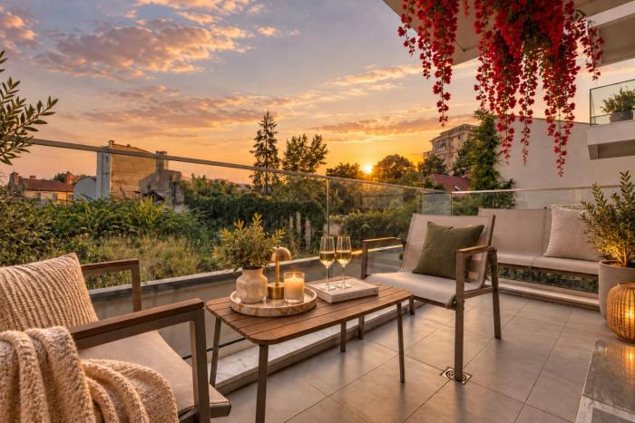 Refined 1-Bedroom with Private Terrace & Parking