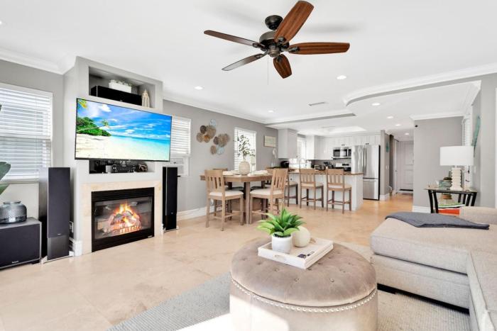 Beach Escape with Patio! 2 Min Walk to Sand & Surf