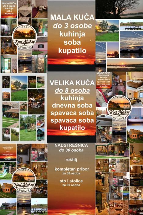 STD Kod Makse, kuca na jezeru Kraljevac, smestaj, proslava