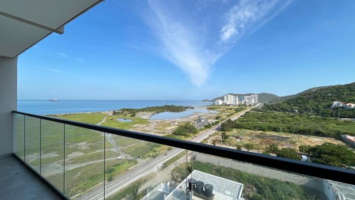 Apartamento en Pozos Colorados con Vista al mar y ventana a los mejores atardeceres de Colombia