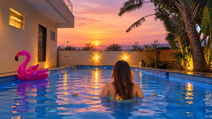 ll 3BHK II SUPREME VILLA II AC II PRIVATE POOL II EMPYREAN STAY