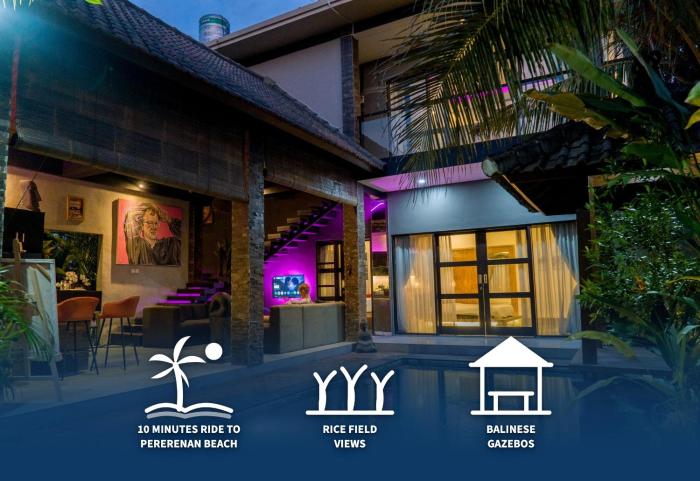Designer 3BR Pool Villa - Rice Fields & Gazebo