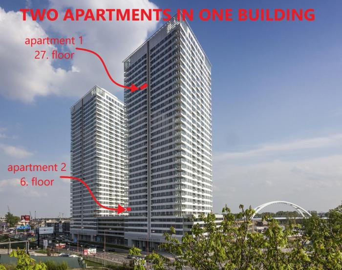 2 apartments in 1 building