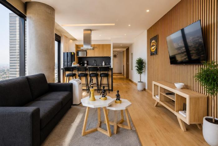 24th Floor Condo City View, Pool, Heart of CDMX