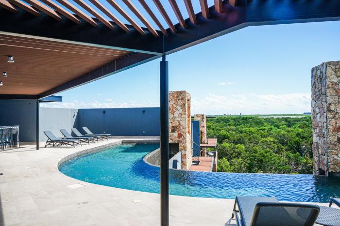 Terraza Privada PH Con Jacuzzi Tulum