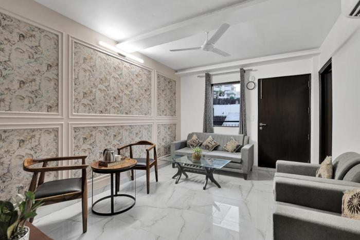 Lutyens Imperial Signature Cozy Apt, Jor Bagh