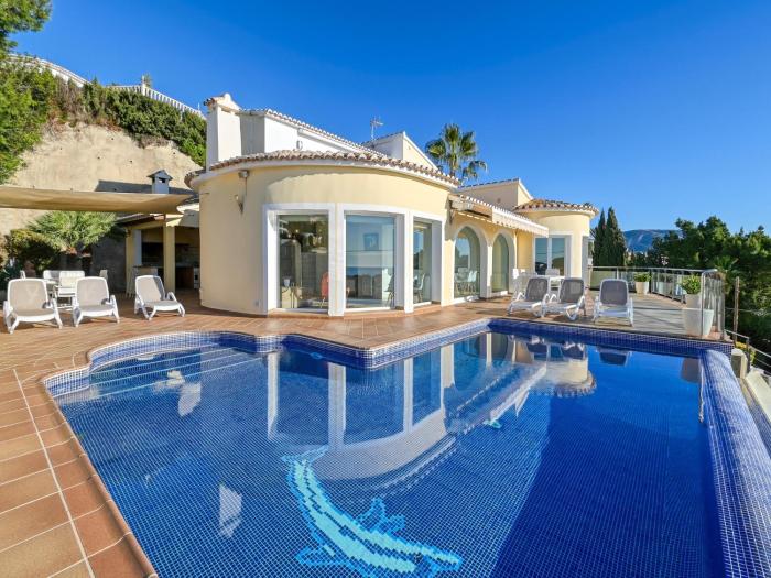 Villa in Moraira with Pool near Beach