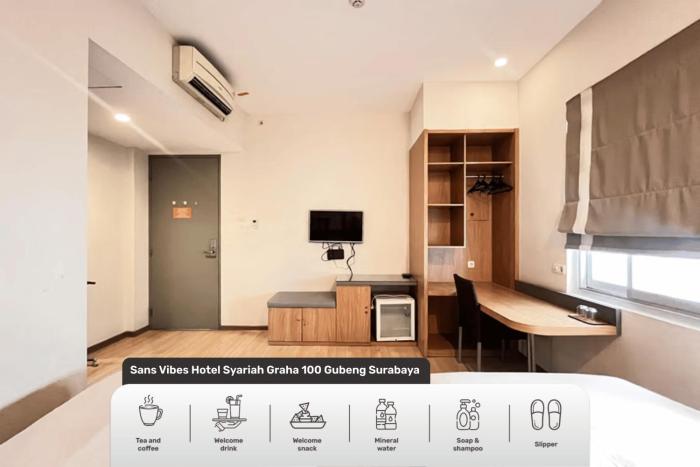 Sans Vibes Hotel Syariah Graha 100 Gubeng Surabaya