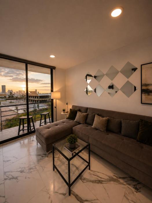 Balcony Towers Boutique apartment with balcony