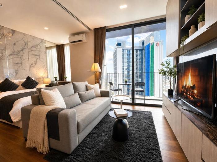 Cozy 1BR with sofa bed - Infinity Pool Sathorn