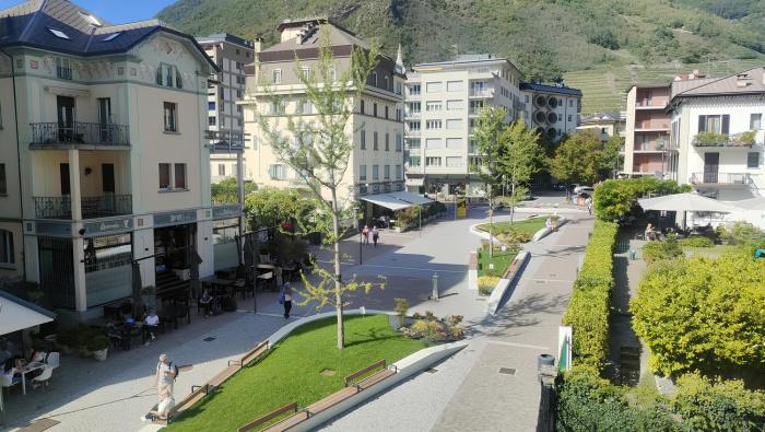 Piazza Grande Suite - Big Terrace with Panoramic Bernina Express View, Elevator&Parking