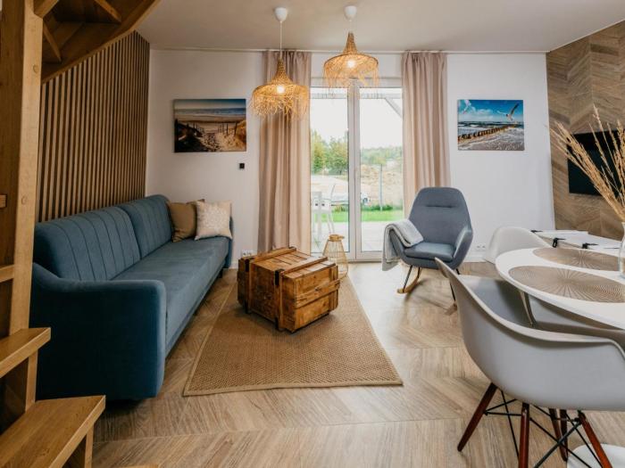 Chic Holiday Retreat with Sauna in Kopalino