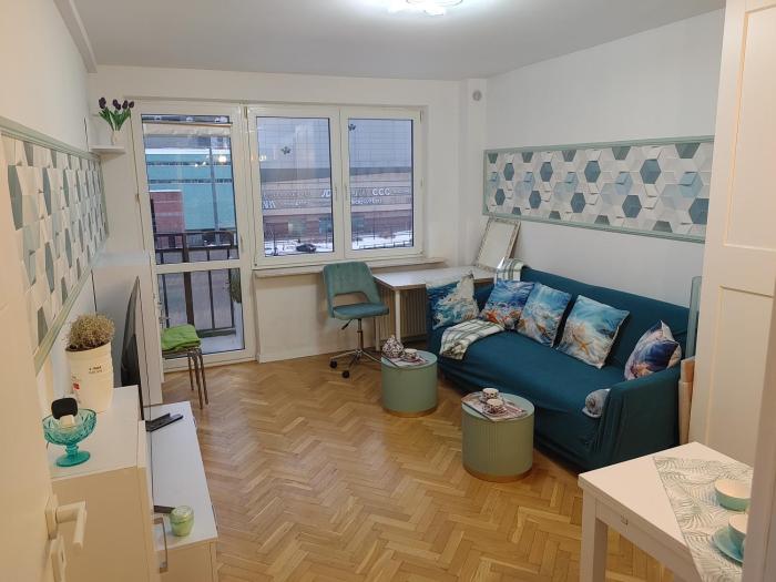 Apartament na Złotej z widokiem na centrum