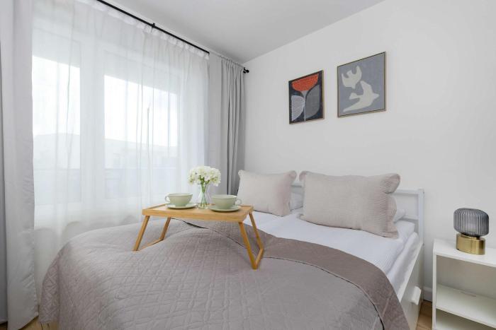 Comfortable Apartment with Balcony and Desk by Noclegi Renters