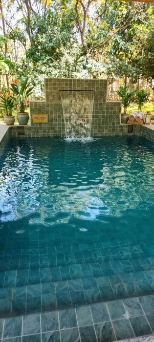 Golden castle villa with pool