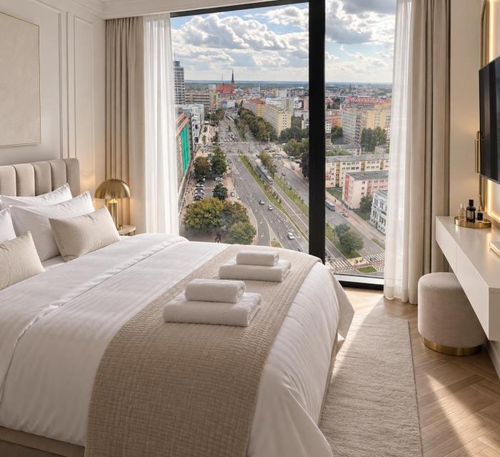 Hanza Tower WHITE 24 SPA & Sauna & Jacuzzi & Pool
