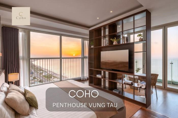 Coho penthouse Vung Tau Luxury 3BR Oceanfront, Private Pool Sauna