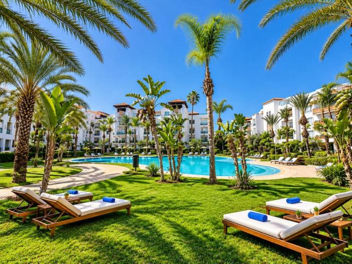 Marina Agadir Stay Pool View & Terrace