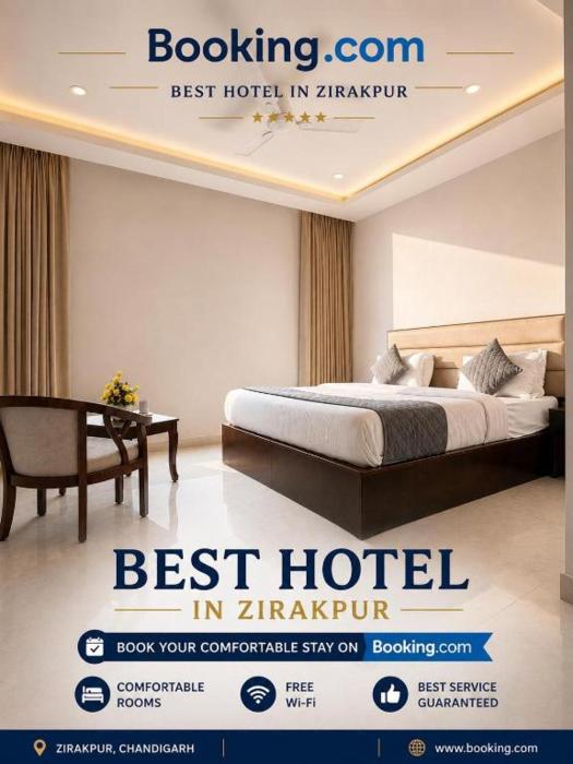 HOTEL NEW LYCORIS Inn Zirakpur Near Chandigarh Railway Station !! Free Parking & Best Choice RJ Tourists
