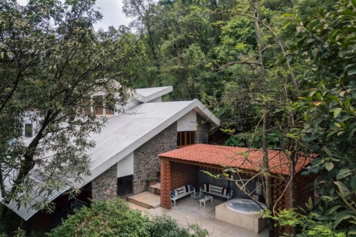 SaffronStays Inverlochy 3-BR Parsi-style villa with indoor games, bonfire & views near Lonavala