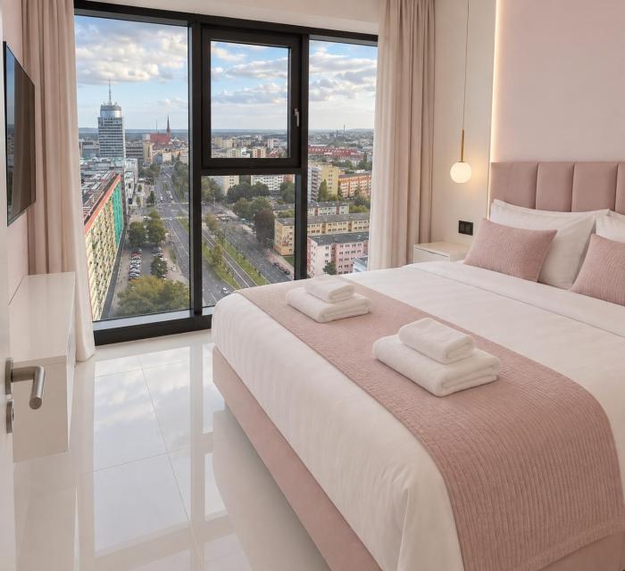Hanza Tower PINK 19 SPA & Sauna & Jacuzzi & Pool