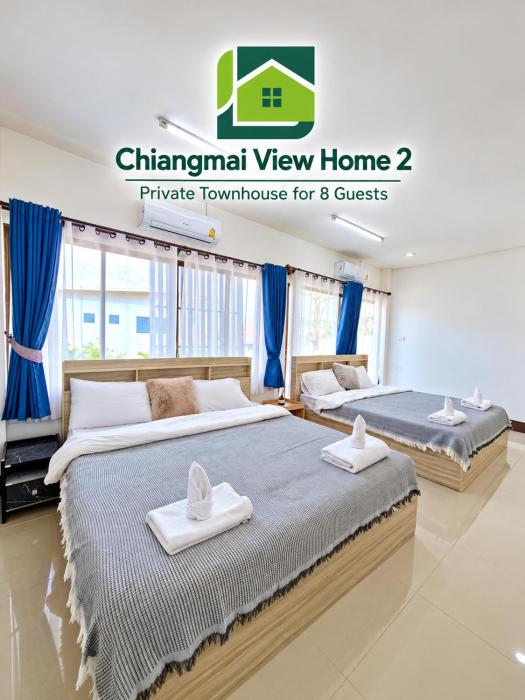 Chiangmai View Home 2BR 4 Beds Sleeps 8