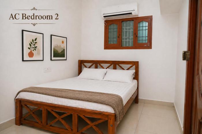Bharathi Homestay, Chidambaram AC 2BHK Near Nataraja Temple 12 mins drive