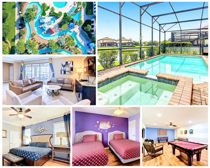 8BR Villa, Private Pool & Water Slides