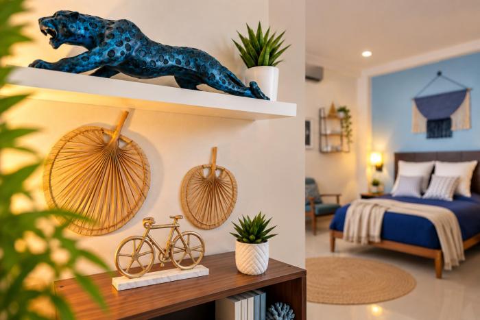 Bleu Balam - 1-Bedroom Condo - Quiet - Pool - Zazil-Ha near 5th Ave