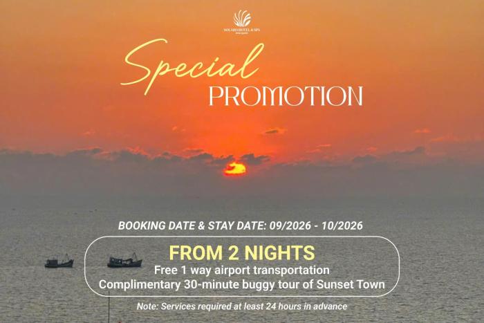 Solaro Hotel & Spa Phu Quoc - Sunset Town Seaview & Fireworks