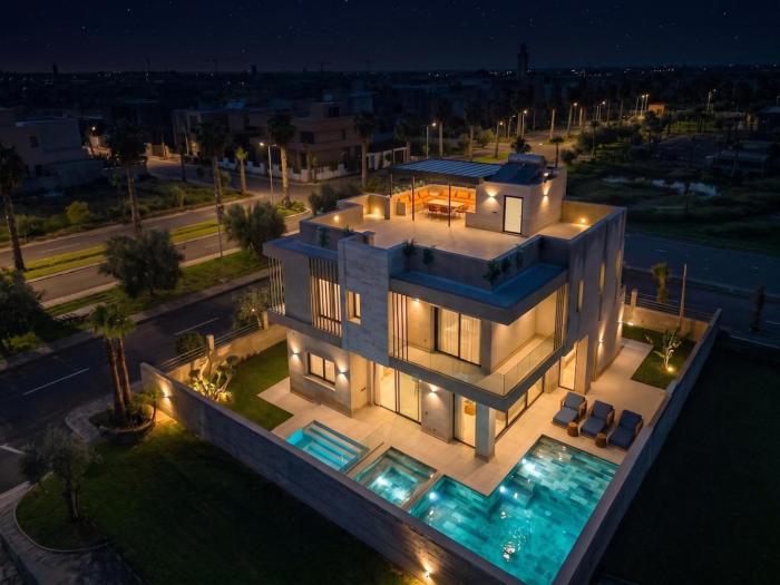 Villa Jassim 5 suites Jacuzzi et toit terrasse