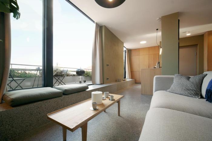 Architects Top Floor Oasis with Large Terrace