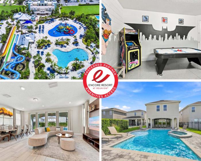 Luxury Home Near Disney With Game & Themed Rooms With Waterpark & Resort Access At Encore Resorts Re- 397Sf